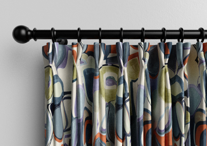 Pop, Denim - Made to Measure Curtains - Image 10